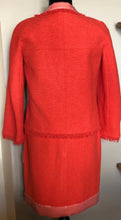 Load image into Gallery viewer, Chanel 08C Resort Cruise Coral Fringe Dress Jacket Tweed Sequin Set FR 42 US 8/10