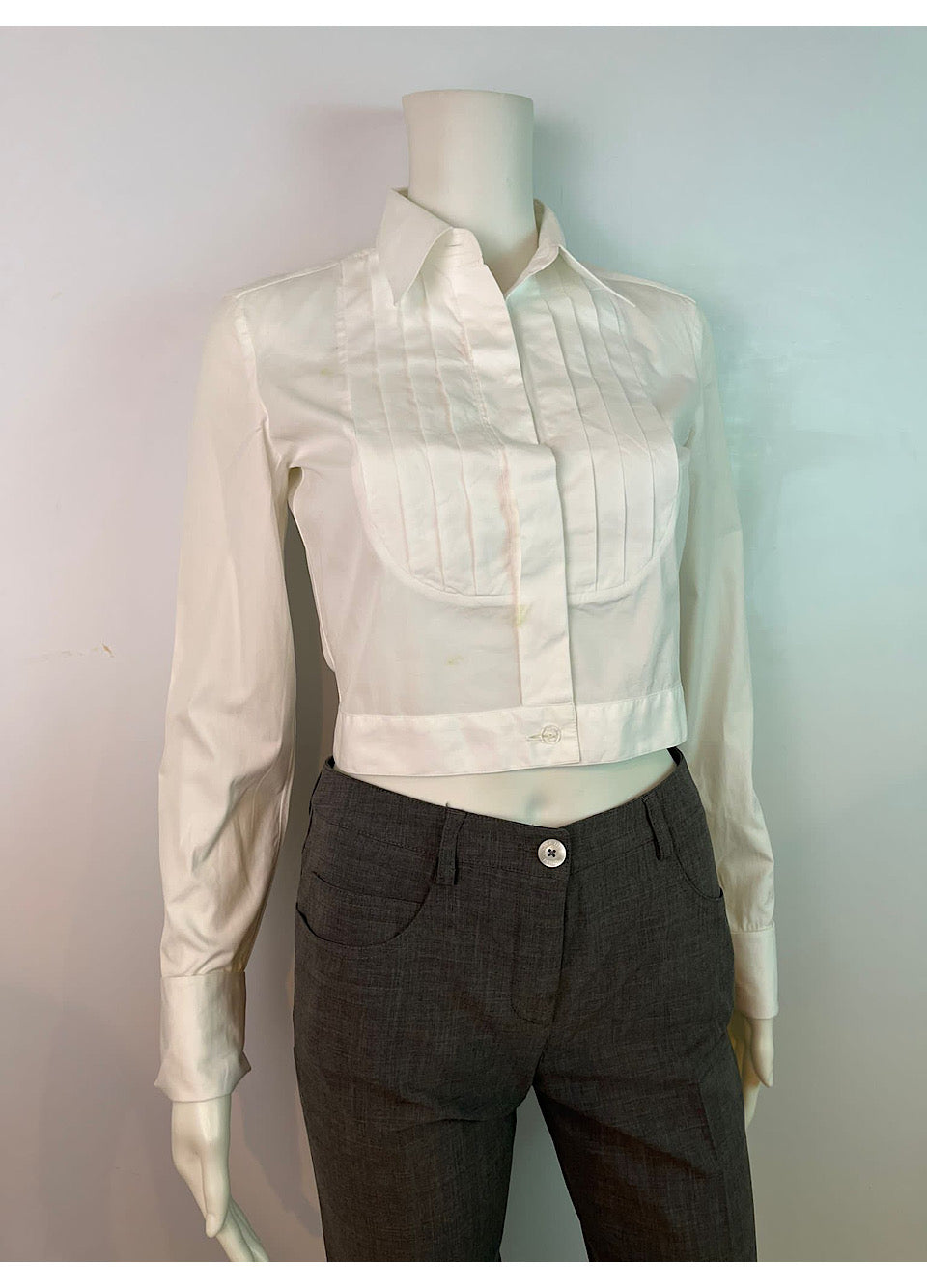 Vintage Chanel Linen Cutout Blouse – Recess