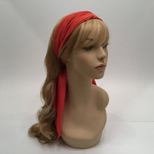 Load image into Gallery viewer, Chanel 08C Orange Cotton Scarf Neckerchief Headband headscarf Bandana