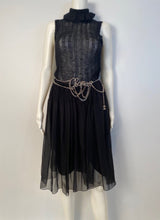 Load image into Gallery viewer, Chanel 06A, 2006 Fall Black layered chiffonSkirt FR 36 US 4