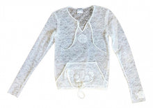 Load image into Gallery viewer, Chanel ‘Le Make Up De Chanel’ 04A, 2004 Fall Autumn lace pullover top blouse FR 40 US 4/6