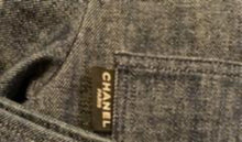 Load image into Gallery viewer, Vintage Chanel 99P, 1999 Spring Sports denim Jacket FR 36