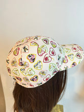 Load image into Gallery viewer, Chanel 06P, 2006 Spring CC Coco logo hearts pink multicolor cotton Hat Baseball Cap