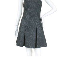Load image into Gallery viewer, Chanel 09P, 2009 Spring Navy blue Tube Tennis Theme Dress FR 38 US 4