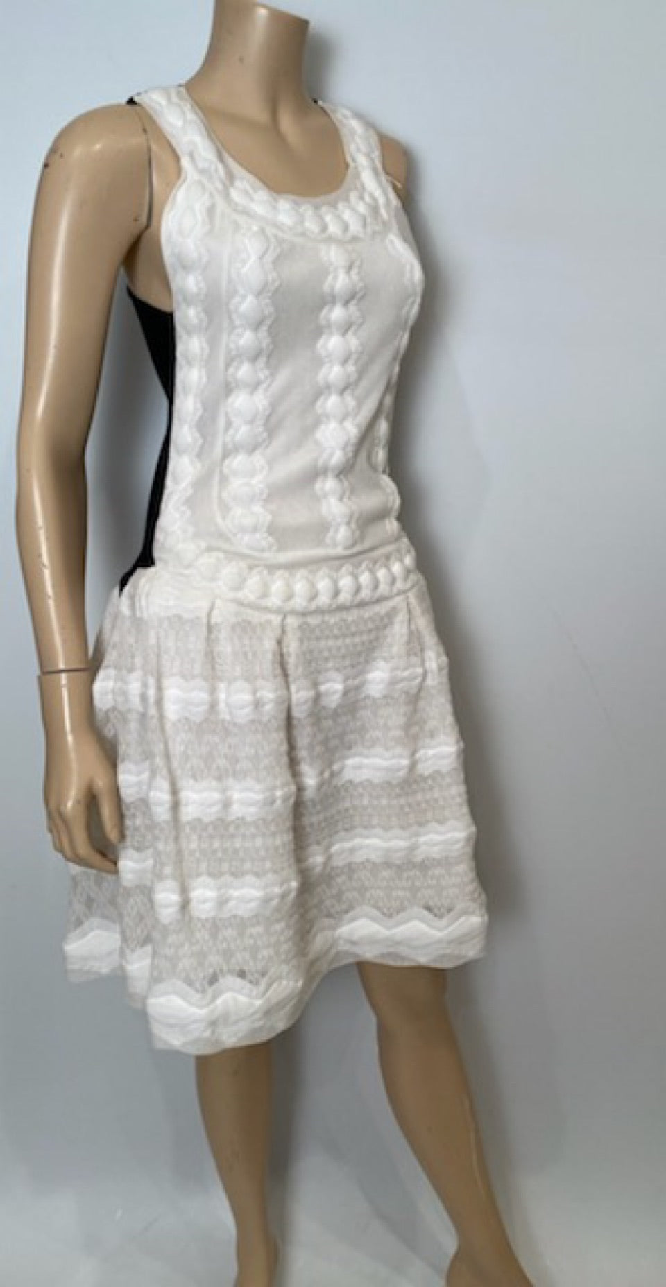 Chanel 2015 Spring Summer Delicate White and Black Dress FR 38 US 4/6 –  HelensChanel
