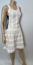 Load image into Gallery viewer, Chanel 2015 Spring Summer Delicate White and Black Dress FR 38 US 4/6
