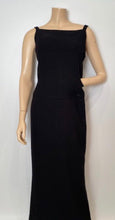 Load image into Gallery viewer, Chanel Vintage 04A, 2004 Fall long black maxi sleeveless wool gown dress FR 40 US 4