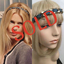 Load image into Gallery viewer, Chanel 08C 2008 Cruise Denim Gold Chain Headband/Necklace/Bracelet