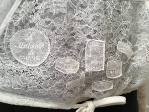 Chanel ‘Le Make Up De Chanel’ 04A, 2004 Fall Autumn lace pullover top blouse FR 40 US 4/6