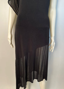 Chanel 02C 2002 Cruise Resort 2 pc Black Dress FR 38 US 4/6