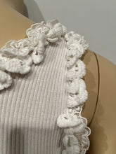 Load image into Gallery viewer, Chanel 05C 2005 Cruise Ivory White Cotton Ribbed Camisole Blouse Top FR 40 US 4/6