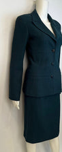 Load image into Gallery viewer, Vintage Chanel 98A 1998 Fall Green Jacket Skirt Suit FR 34 US 4