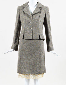 Chanel brown tweed jacket - Gem