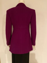 Load image into Gallery viewer, 97A, 1997 Fall Chanel Vintage Merlot Jacket Blazer FR 40 US 4