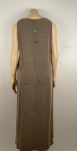 Chanel Vintage 99P 1999 Spring brown skirt and matching top US 4/6