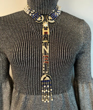 Load image into Gallery viewer, Chanel 2019, 19A Logomania Collection Letters Multicolor Necklace