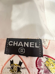 Chanel 06P, 2006 Spring CC Coco logo hearts pink multicolor cotton Hat Baseball Cap