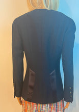 Load image into Gallery viewer, Rare Vintage Chanel 94P, 1994 Spring Runway Black Jacket Blazer FR 42 US 6/8