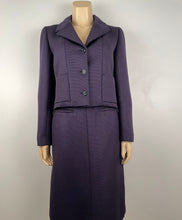 Load image into Gallery viewer, Chanel 01P 2001 Spring Navy Blue Skirt Suit with Jacket FR 38/40
