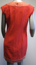 Load image into Gallery viewer, Chanel 08C Resort Cruise Coral Fringe Dress Jacket Tweed Sequin Set FR 42 US 8/10