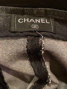 Chanel 2016 Paris-Rome Metiers D’ Art Runway Skinny Black Denim Jeans Pants FR 38 US 4