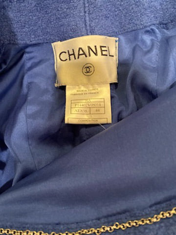 Chanel Vintage Boiled Wool Jacket Blazer