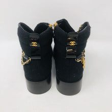 Load image into Gallery viewer, CHANEL 15A 2015 Fall Paris Salzburg Charm chains Ankle Boots EU 39.5