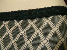 Load image into Gallery viewer, Chanel 09P 2009 Spring fishnet stockings black tights hosiery Sz Large