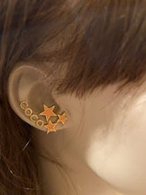 Load image into Gallery viewer, Chanel 01P, 2001 Spring Comte Coco shooting Stars Pierced Earrings