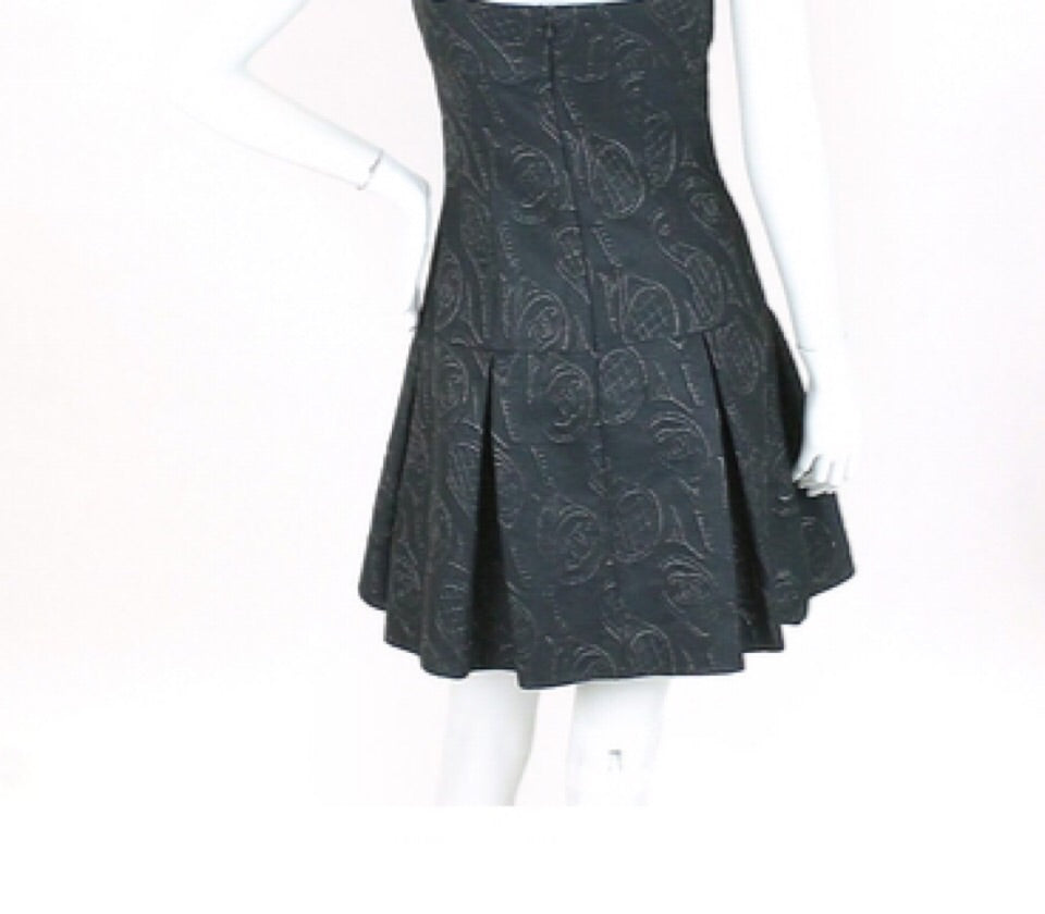 Chanel Boutique LBD / Cruise 97 Black Mini Sheath Dress / 