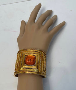Rare Vintage Chanel 1991 Collection 25 bracelet cuff