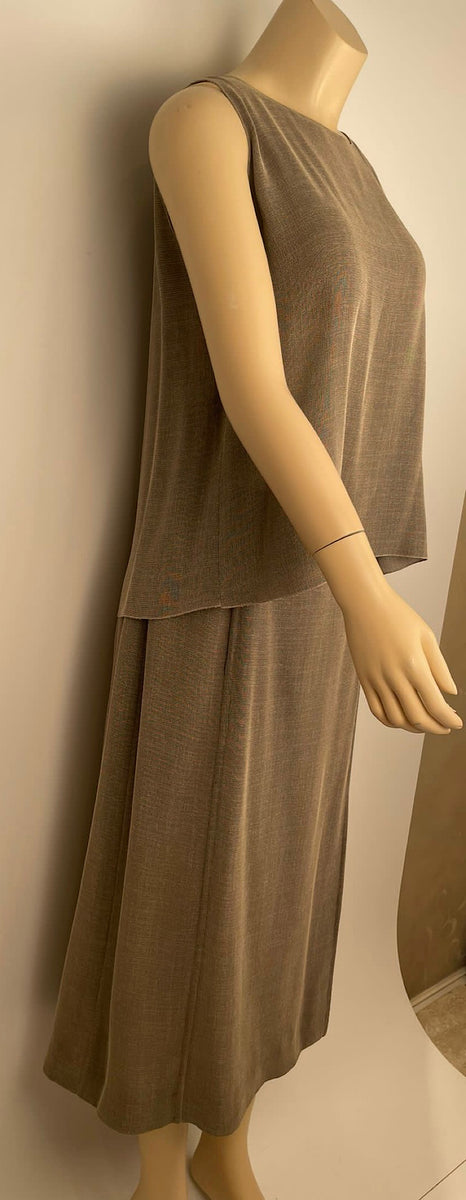 Chanel Pre-owned 1999 Single-Breasted Skirt Suit - Brown