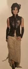 Load image into Gallery viewer, Chanel 03A 2003 Fall Long Maxi Gold Sequin Skirt FR 42