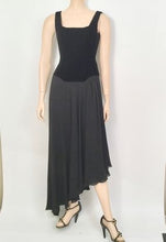 Load image into Gallery viewer, 93A, 1993 Fall Chanel Vintage Velvet corset Chiffon Gown Dress FR 36 US 4