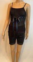 Load image into Gallery viewer, Chanel 06C 2006 Cruise Black Ribbon Camisole Blouse Top FR 36 US 2/4