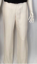 Load image into Gallery viewer, Vintage Chanel 03P, 2003 Spring Ivory Trouser Pants FR 36