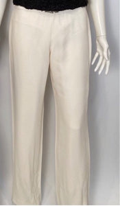 Vintage Chanel 03P, 2003 Spring Ivory Trouser Pants FR 36