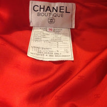 Load image into Gallery viewer, 94A Fall Chanel Vintage Orange/Red Wool Dress Coat Blazer Jacket FR 36 US 4