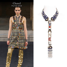 Load image into Gallery viewer, Chanel 2019, 19A Logomania Collection Letters Multicolor Necklace