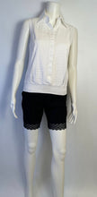 Load image into Gallery viewer, Chanel 2004 Spring, 04P Black Lace Trim Shorts FR 36 US 4