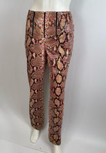 Load image into Gallery viewer, Chanel 00T, 2000 Transition Collection Multicolor Python Snakeskin Pants Trousers FR 38 US 4/6