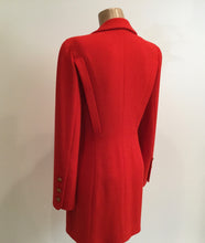 Load image into Gallery viewer, 94A Fall Chanel Vintage Orange/Red Wool Dress Coat Blazer Jacket FR 36 US 4
