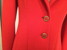 Load image into Gallery viewer, 94A Fall Chanel Vintage Orange/Red Wool Dress Coat Blazer Jacket FR 36 US 4