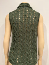 Load image into Gallery viewer, Chanel Identification 00C 2000 Cruise Casual Knit Green Turtleneck Sweater Blouse FR 44 US 8/10
