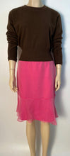 Load image into Gallery viewer, Chanel Vintage 01C, 2001 Cruise Resort Silk Pink Skirt FR 38 US 4