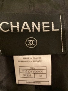 Vintage Chanel 98A, 1998 Fall Black Jacket Blazer FR 38 US 4