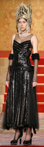 Chanel 2009 Fall 09A Paris Moscow Bicolor Patent Leather Satin Pearls Platform Heel Pumps EU 40 US 9/9.5