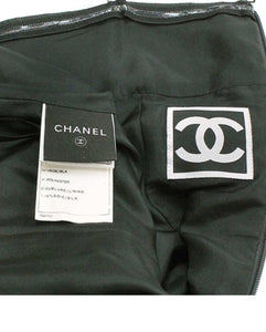 Chanel 09P, 2009 Spring Navy blue Tube Tennis Theme Dress FR 38 US 4