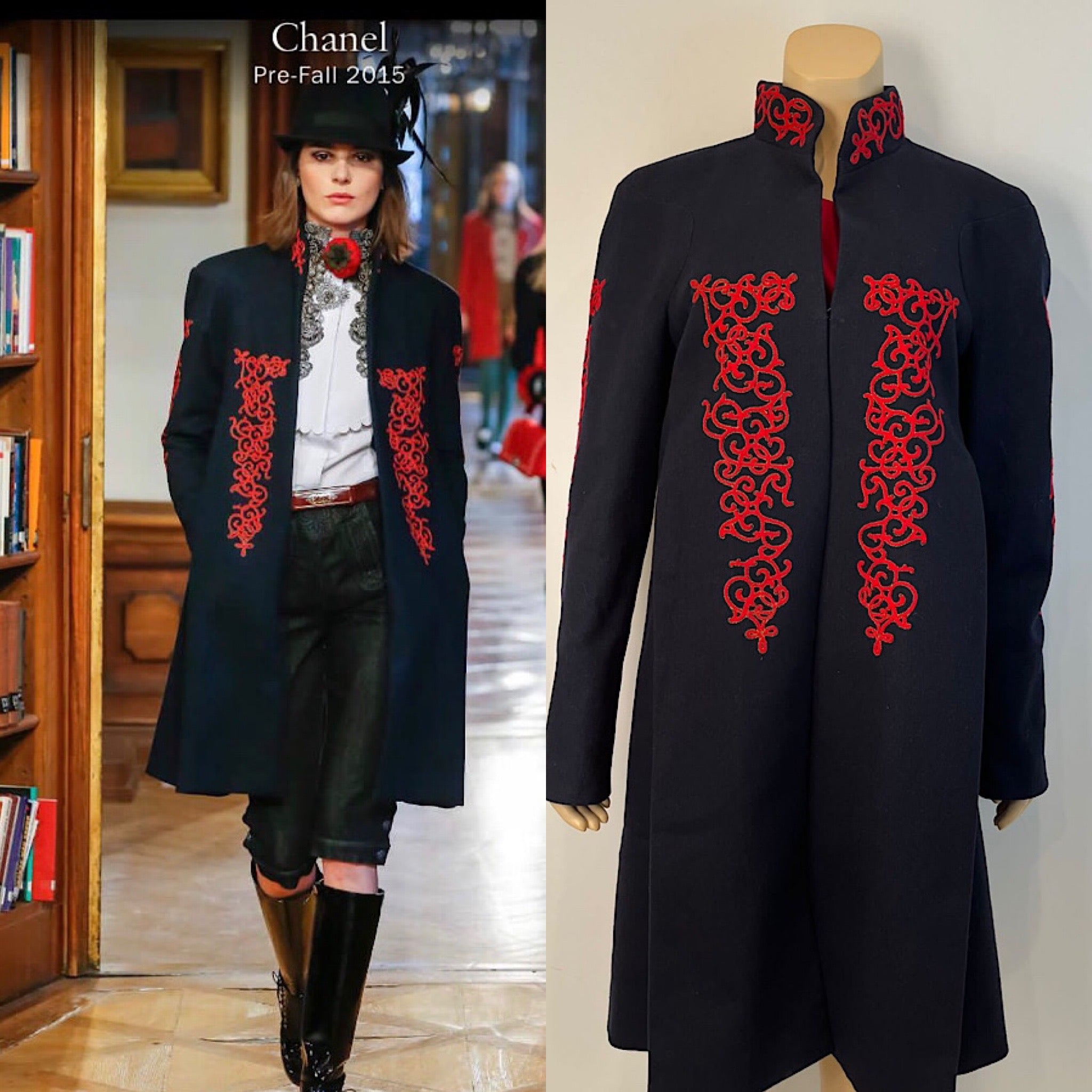 Red Chanel Jacket - Girl in the Lens