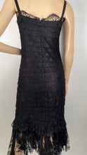 Load image into Gallery viewer, Chanel 06C 2006 Cruise Resort Black Lace Dress FR 38